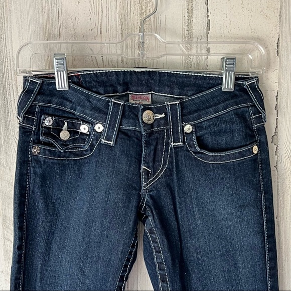 TRUE RELIGION BILLY Jeans Dark Wash Sz 24 - Picture 3 of 8